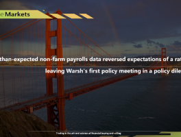 Better-than-expected non-farm payrolls data completely reversed expectations of an interest rate cut, leaving Warsh's first policy meeting in a policy dilemma