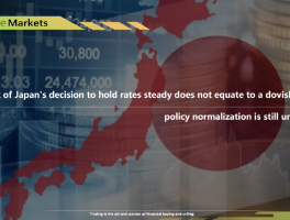 The Bank of Japan's decision to hold rates steady does not equate to a dovish stance; policy normalization is still underway.
